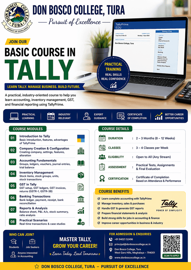 BASIC COURSE IN TALLY