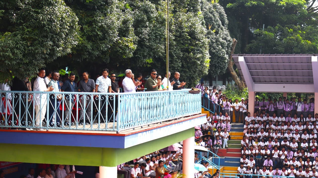 Saleng encourages students to put God first and never give up on education