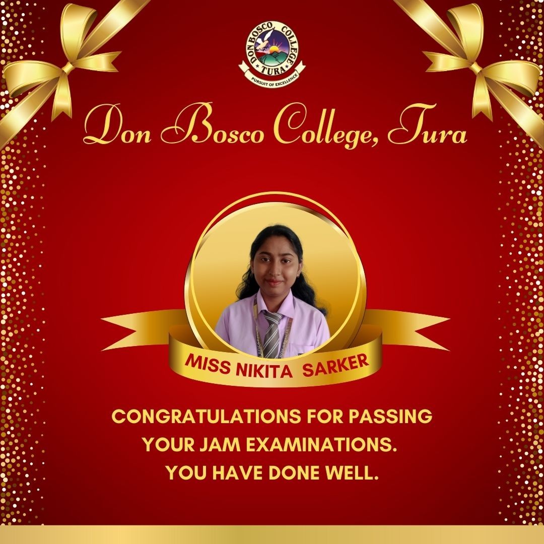 Don Bosco College Tura wishes its 64 cadets who are attending a Combined Annual Training Camp (CATC)