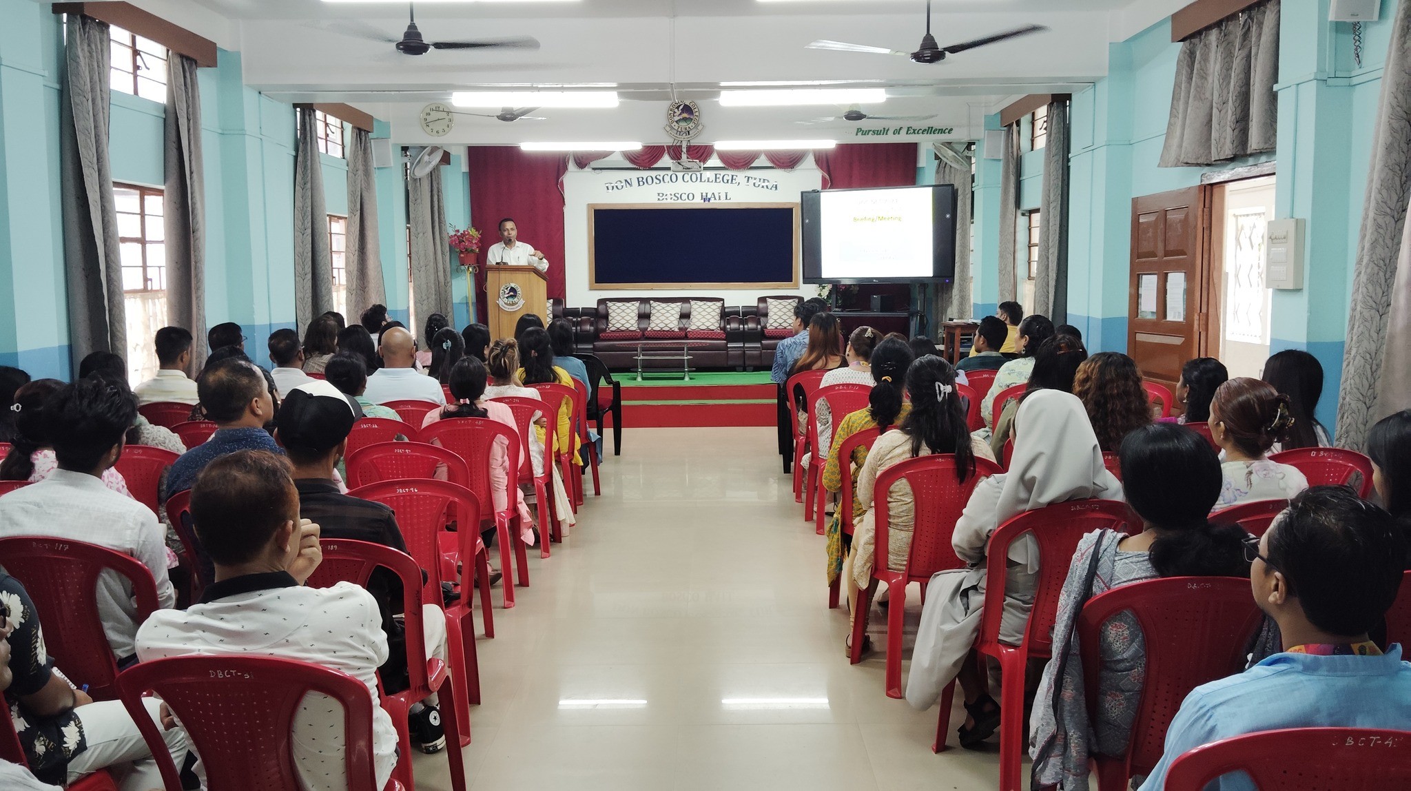 Briefing for UGC NET Examinations Invigilators held at Don Bosco College, Tura