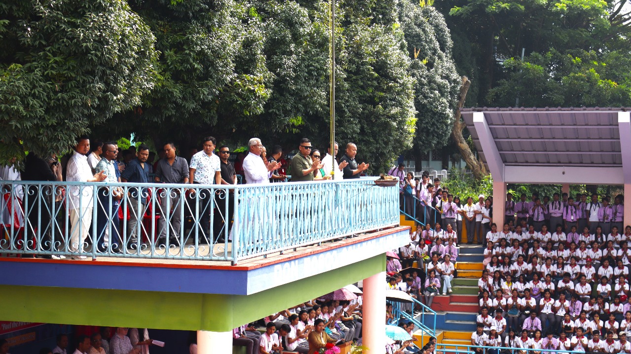 Saleng encourages students to put God first and never give up on education